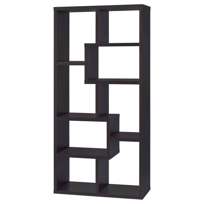 Coaster Theo 10-shelf Bookcase Cappuccino Default Title