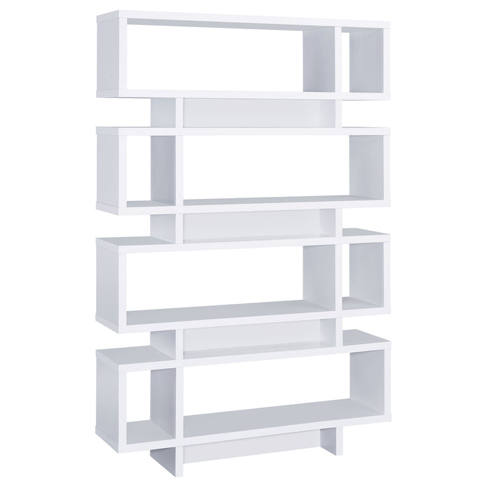 Coaster Reid 4-tier Open Back Bookcase White Default Title