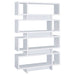 Coaster Reid 4-tier Open Back Bookcase White Default Title