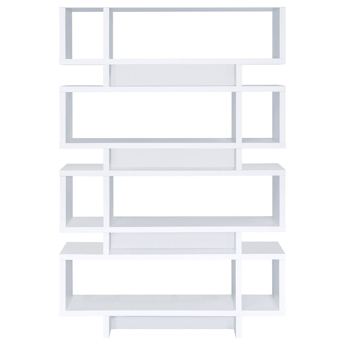 Coaster Reid 4-tier Open Back Bookcase White Default Title