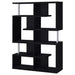 Coaster Hoover 5-tier Bookcase Black and Chrome Default Title