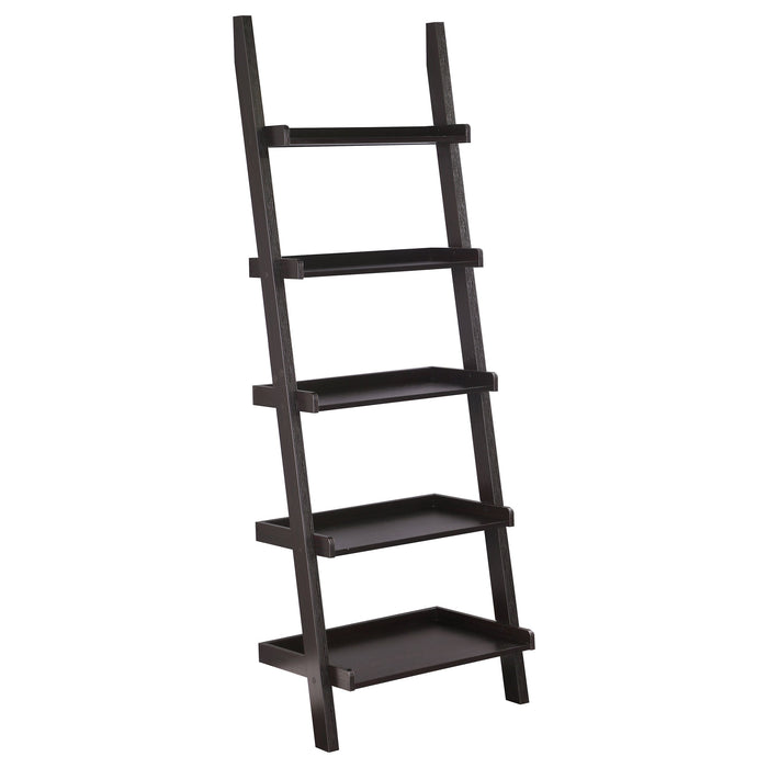 Coaster Colella 3-piece Storage Ladder Bookcase Set Cappuccino Default Title