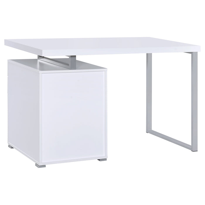 Coaster Brennan 3-drawer Office Desk White Default Title