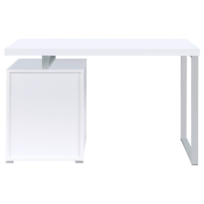 Coaster Brennan 3-drawer Office Desk White Default Title