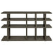 Coaster Santos 3-tier Bookcase Weathered Grey Default Title