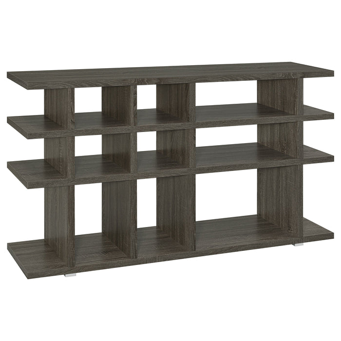 Coaster Santos 3-tier Bookcase Weathered Grey Default Title