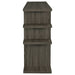 Coaster Santos 3-tier Bookcase Weathered Grey Default Title