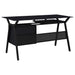 Coaster Weaving 2-drawer Computer Desk Black Default Title