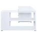 Coaster Yvette L-shape Office Desk White Default Title