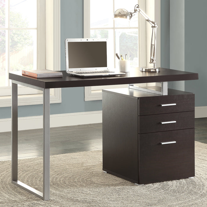 Coaster Brennan 3-drawer Office Desk Cappuccino Default Title