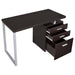 Coaster Brennan 3-drawer Office Desk Cappuccino Default Title