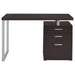 Coaster Brennan 3-drawer Office Desk Cappuccino Default Title