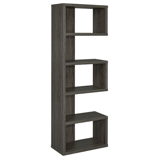 Coaster Joey 5-tier Bookcase Weathered Grey Default Title