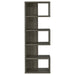 Coaster Joey 5-tier Bookcase Weathered Grey Default Title