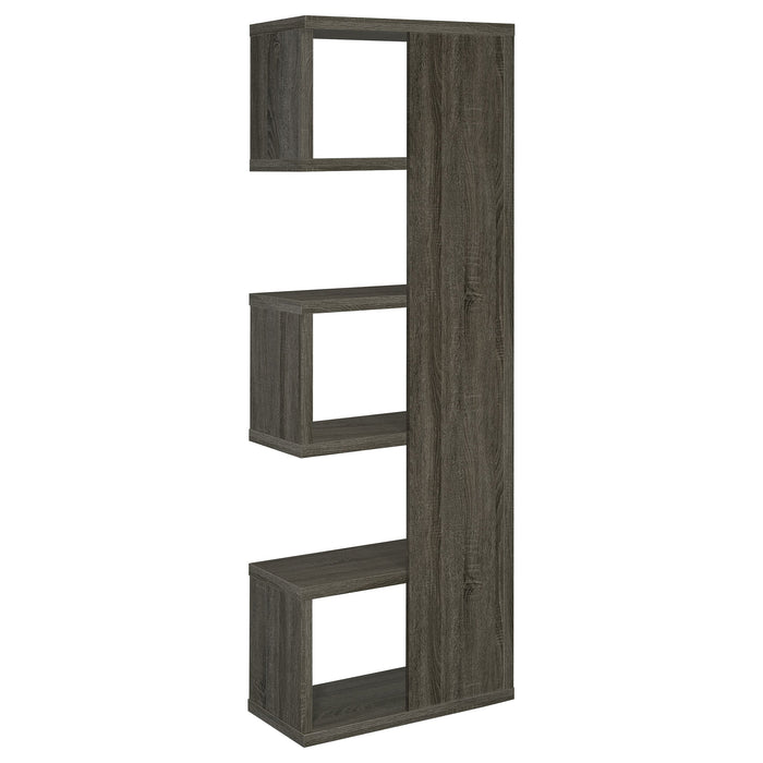 Coaster Joey 5-tier Bookcase Weathered Grey Default Title