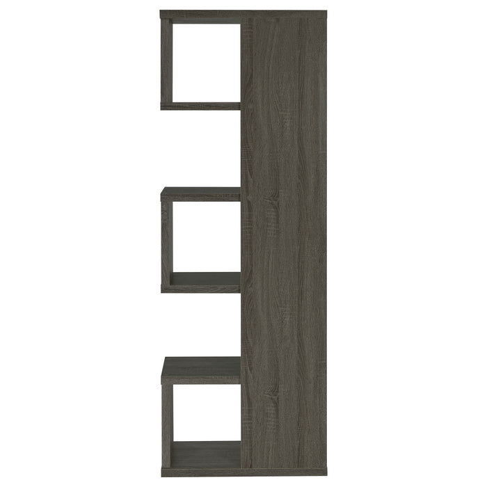 Coaster Joey 5-tier Bookcase Weathered Grey Default Title