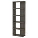 Coaster Harrison 5-tier Bookcase Weathered Grey Default Title