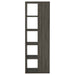 Coaster Harrison 5-tier Bookcase Weathered Grey Default Title