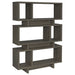 Coaster Reid 3-tier Geometric Bookcase Weathered Grey Default Title