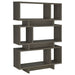 Coaster Reid 3-tier Geometric Bookcase Weathered Grey Default Title