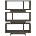 Coaster Reid 3-tier Geometric Bookcase Weathered Grey Default Title