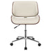 Coaster Addington Adjustable Height Office Chair Ecru and Chrome Default Title