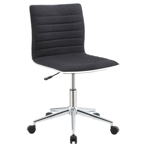 Coaster Chryses Adjustable Height Office Chair Black and Chrome Default Title