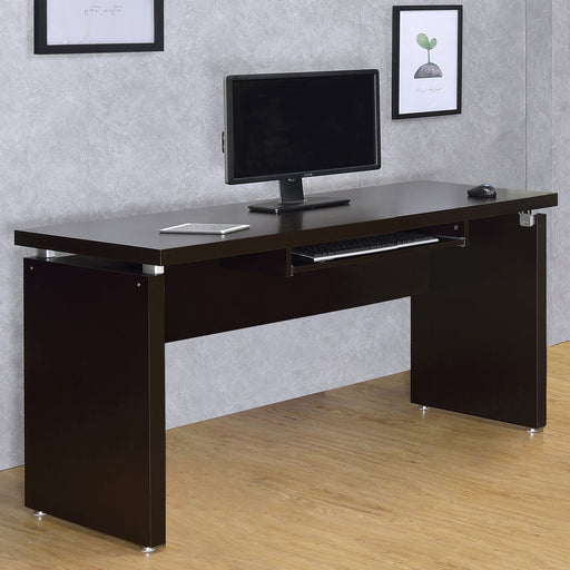 Coaster Skylar Computer Desk with Keyboard Drawer Cappuccino