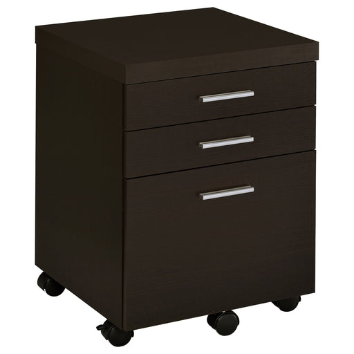 Coaster Skylar 3-drawer Mobile File Cabinet Cappuccino Default Title