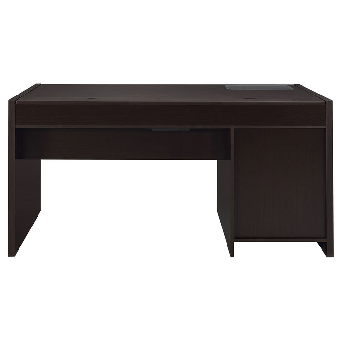 Coaster Halston 3-drawer Connect-it Office Desk Cappuccino Default Title