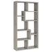 Coaster Theo 10-shelf Bookcase Grey Driftwood Default Title