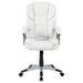 Coaster Kaffir Adjustable Height Office Chair White and Silver Default Title