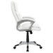 Coaster Kaffir Adjustable Height Office Chair White and Silver Default Title