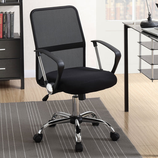 Coaster Gerta Office Chair with Mesh Backrest Black and Chrome Default Title