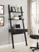 Coaster Colella 2-shelf Writing Ladder Desk Cappuccino Default Title