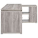 Coaster Yvette L-shape Office Desk Grey Driftwood Default Title