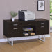 Coaster Lawtey 5-drawer Credenza with Adjustable Shelf Cappuccino Default Title