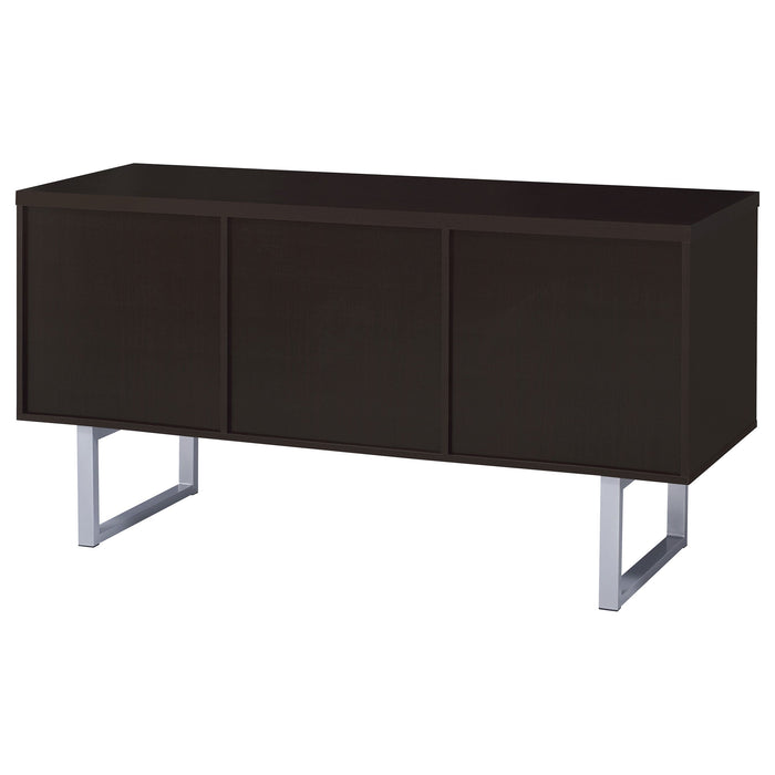 Coaster Lawtey 5-drawer Credenza with Adjustable Shelf Cappuccino Default Title