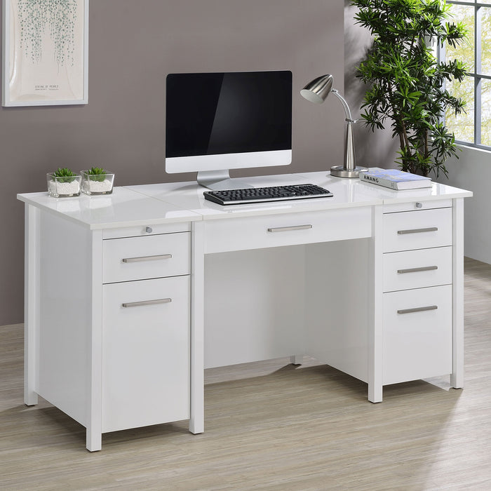 Coaster Dylan 4-drawer Lift Top Office Desk Default Title