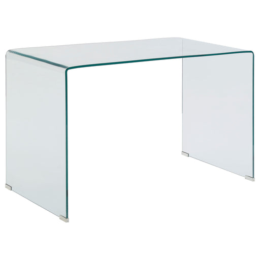 Coaster Ripley Glass Writing Desk Clear Default Title