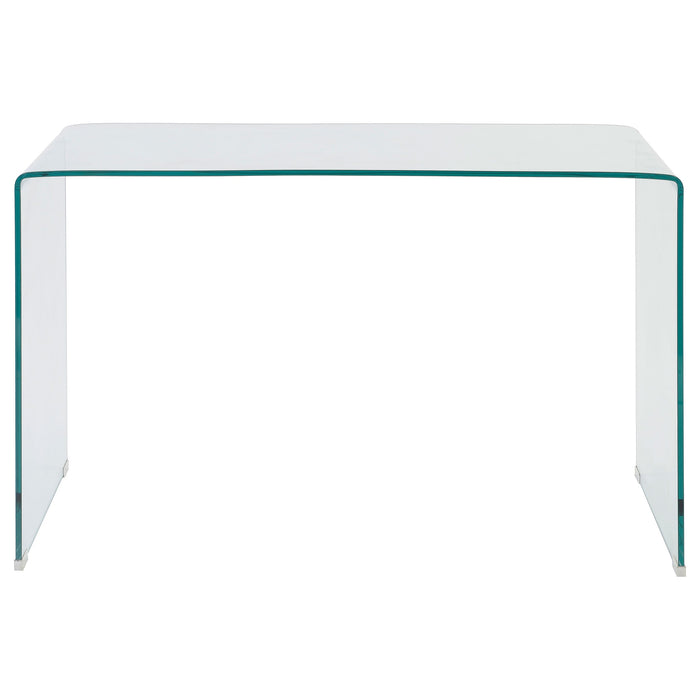 Coaster Ripley Glass Writing Desk Clear Default Title