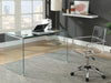 Coaster Ripley Glass Writing Desk Clear Default Title