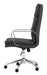 Coaster Ximena High Back Upholstered Office Chair Black Default Title