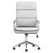 Coaster Ximena High Back Upholstered Office Chair White Default Title