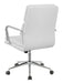 Coaster Ximena Standard Back Upholstered Office Chair White Default Title