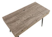 Coaster Rafael 1-drawer Writing Desk Rustic Driftwood Default Title