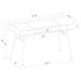 Coaster Rafael 1-drawer Writing Desk Rustic Driftwood Default Title