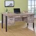 Coaster Samson 4-drawer Office Desk Weathered Oak Default Title