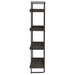 Coaster Ember 4-shelf Bookcase Dark Oak and Sandy Black Default Title