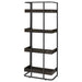 Coaster Ember 4-shelf Bookcase Dark Oak and Sandy Black Default Title